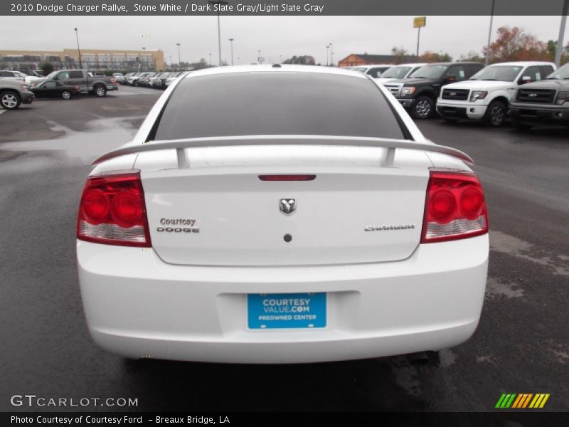 Stone White / Dark Slate Gray/Light Slate Gray 2010 Dodge Charger Rallye