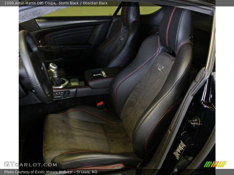 Front Seat of 2009 DBS Coupe
