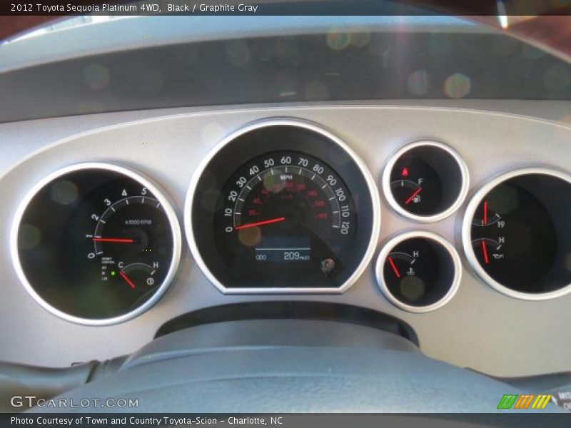  2012 Sequoia Platinum 4WD Platinum 4WD Gauges
