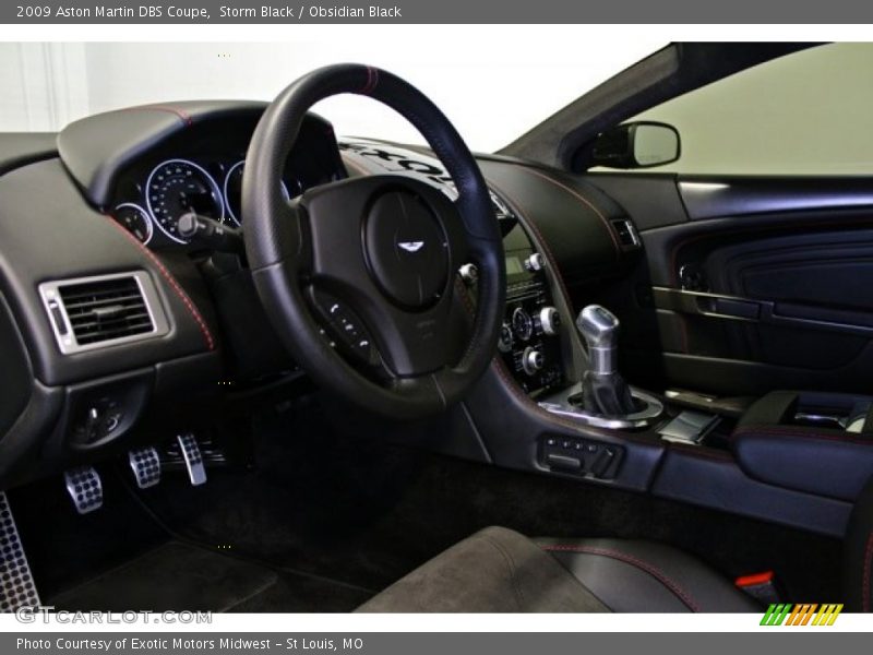 Obsidian Black Interior - 2009 DBS Coupe 