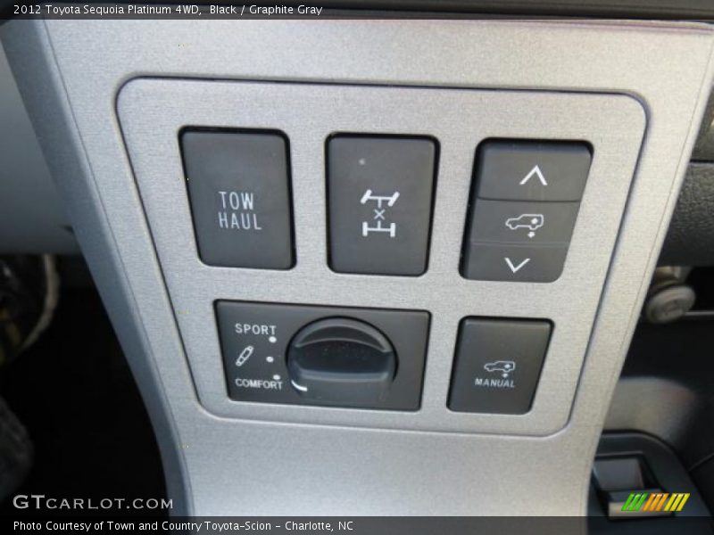 Controls of 2012 Sequoia Platinum 4WD