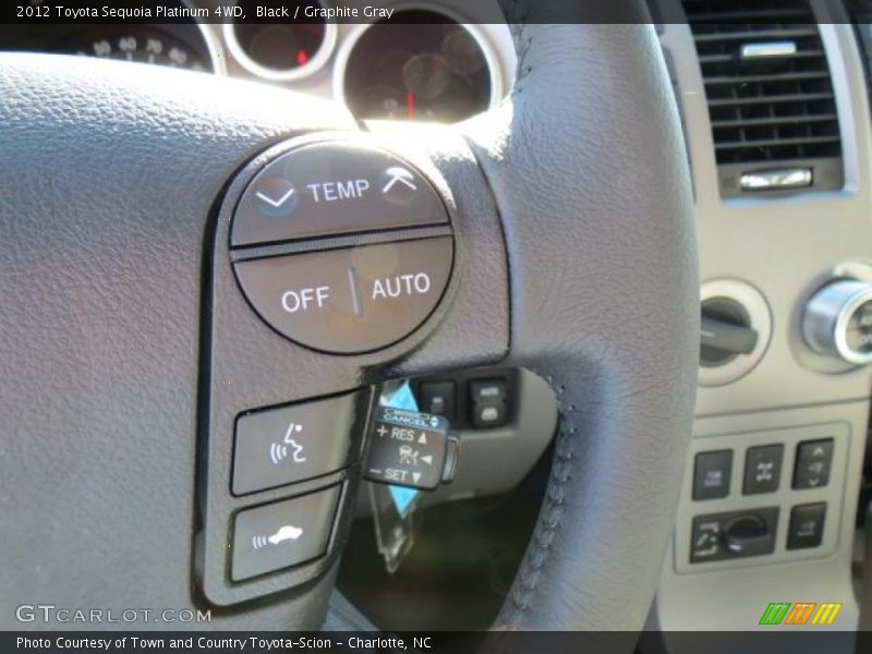 Controls of 2012 Sequoia Platinum 4WD