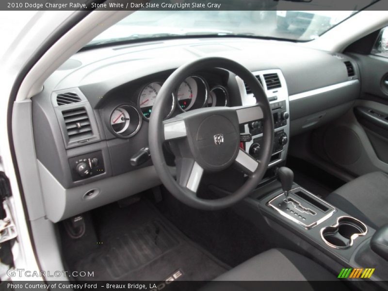 Stone White / Dark Slate Gray/Light Slate Gray 2010 Dodge Charger Rallye