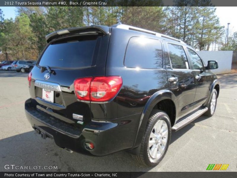 Black / Graphite Gray 2012 Toyota Sequoia Platinum 4WD