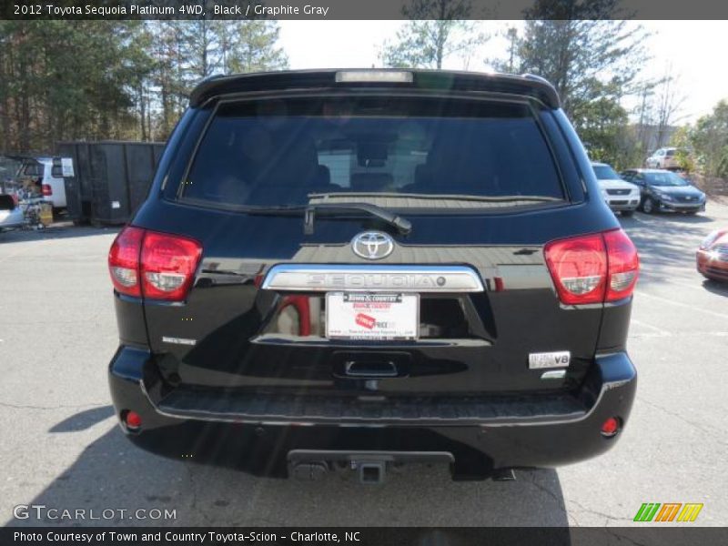 Black / Graphite Gray 2012 Toyota Sequoia Platinum 4WD