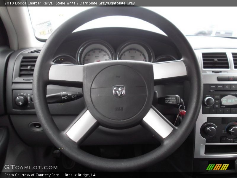 Stone White / Dark Slate Gray/Light Slate Gray 2010 Dodge Charger Rallye