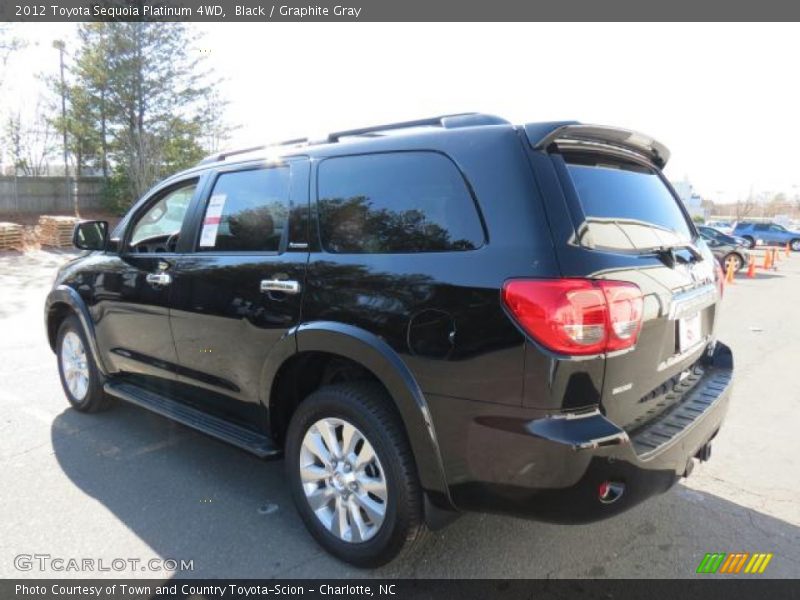 Black / Graphite Gray 2012 Toyota Sequoia Platinum 4WD