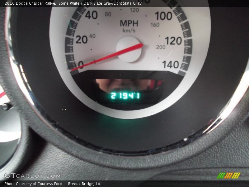Stone White / Dark Slate Gray/Light Slate Gray 2010 Dodge Charger Rallye