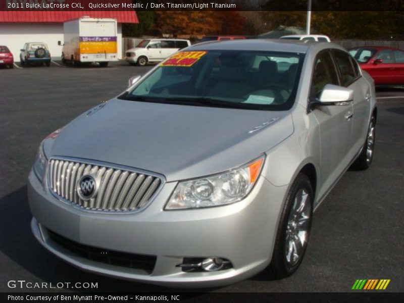 Quicksilver Metallic / Dark Titanium/Light Titanium 2011 Buick LaCrosse CXL