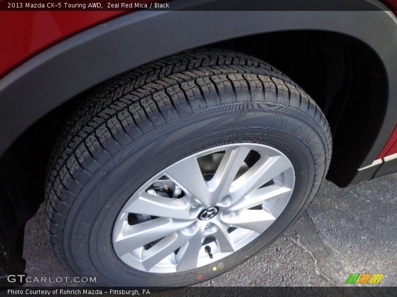 Zeal Red Mica / Black 2013 Mazda CX-5 Touring AWD