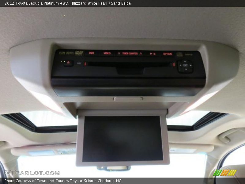 Entertainment System of 2012 Sequoia Platinum 4WD