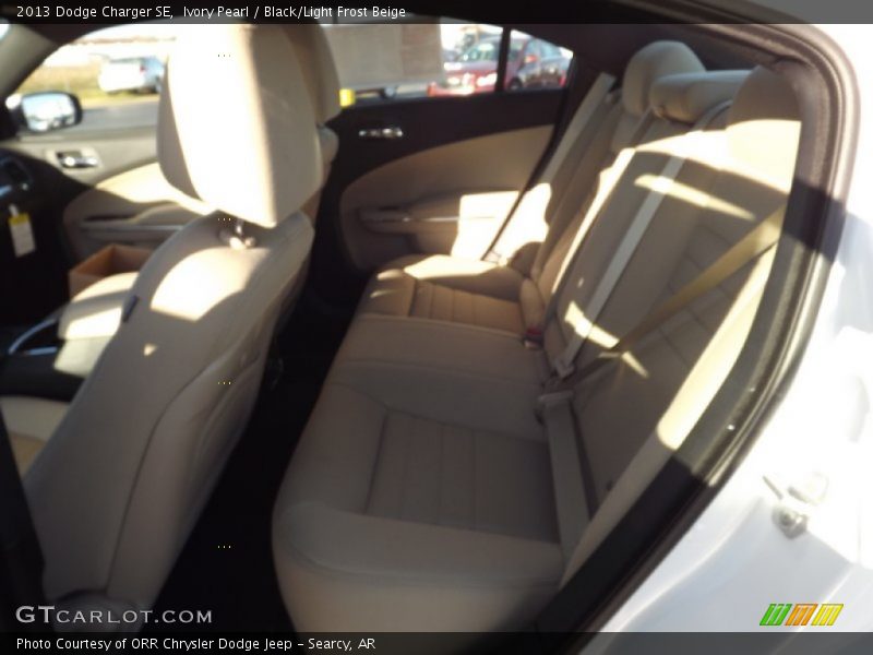 Ivory Pearl / Black/Light Frost Beige 2013 Dodge Charger SE