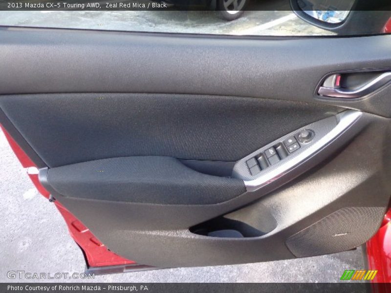 Zeal Red Mica / Black 2013 Mazda CX-5 Touring AWD