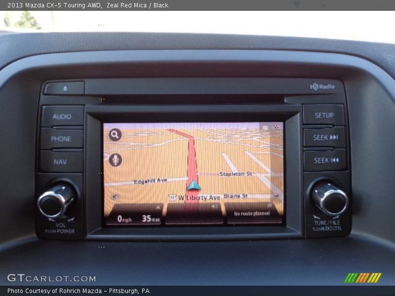 Zeal Red Mica / Black 2013 Mazda CX-5 Touring AWD