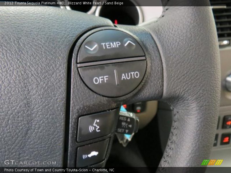 Controls of 2012 Sequoia Platinum 4WD