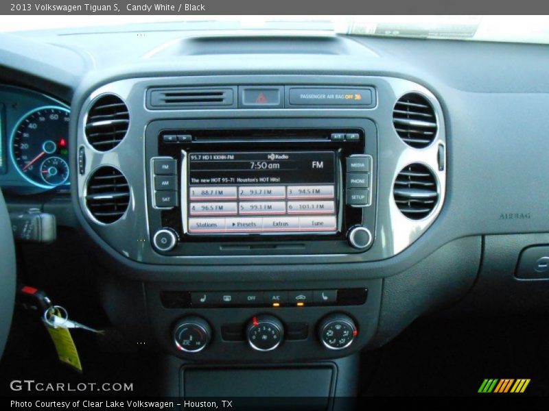 Candy White / Black 2013 Volkswagen Tiguan S