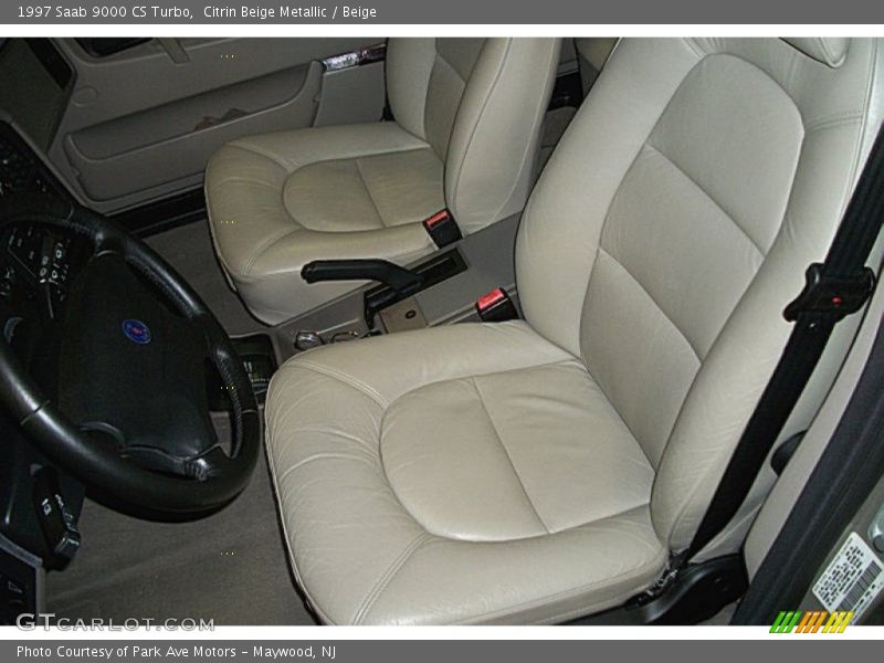 Citrin Beige Metallic / Beige 1997 Saab 9000 CS Turbo