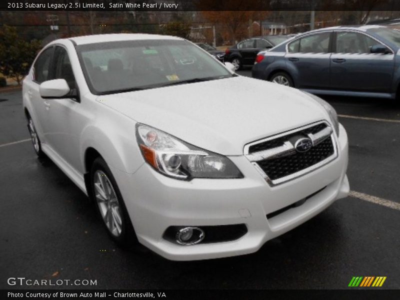 Satin White Pearl / Ivory 2013 Subaru Legacy 2.5i Limited