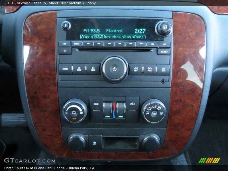 Sheer Silver Metallic / Ebony 2011 Chevrolet Tahoe LS