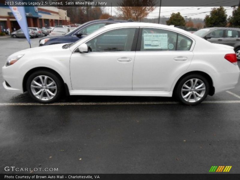  2013 Legacy 2.5i Limited Satin White Pearl