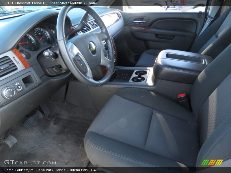 Sheer Silver Metallic / Ebony 2011 Chevrolet Tahoe LS