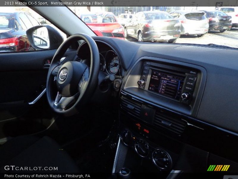 Metropolitan Gray Mica / Black 2013 Mazda CX-5 Sport