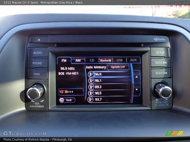 Controls of 2013 CX-5 Sport