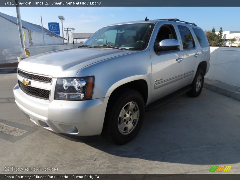 Sheer Silver Metallic / Ebony 2011 Chevrolet Tahoe LS