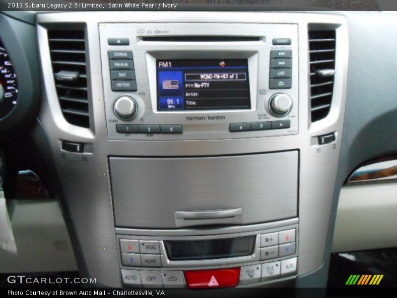 Controls of 2013 Legacy 2.5i Limited