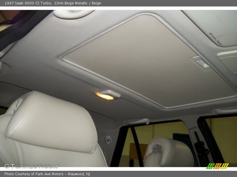 Citrin Beige Metallic / Beige 1997 Saab 9000 CS Turbo