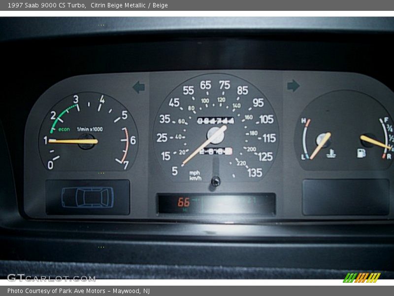 Citrin Beige Metallic / Beige 1997 Saab 9000 CS Turbo