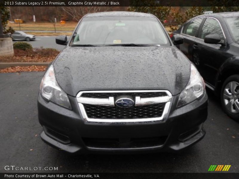 Graphite Gray Metallic / Black 2013 Subaru Legacy 2.5i Premium