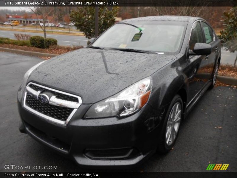 Graphite Gray Metallic / Black 2013 Subaru Legacy 2.5i Premium