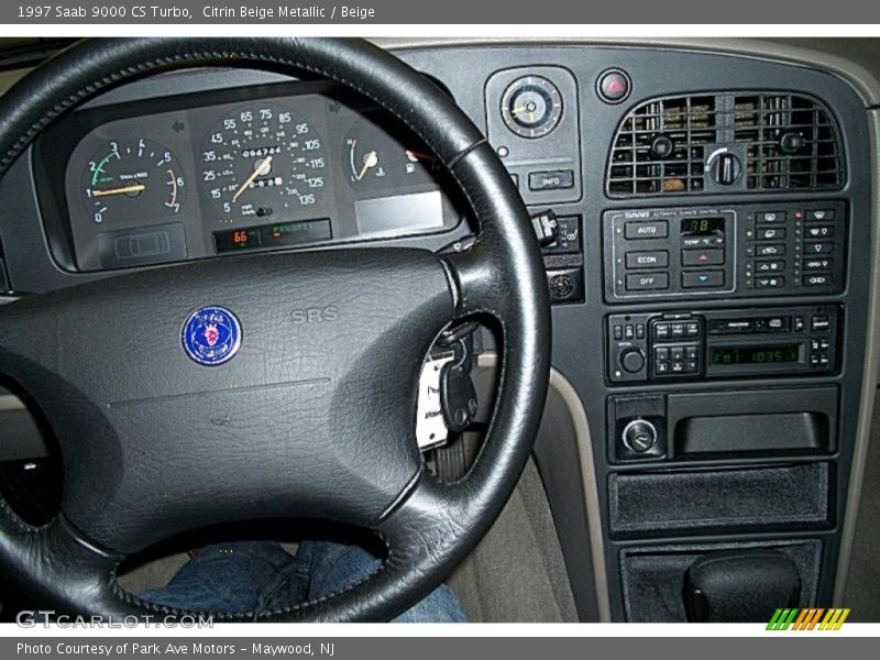 Citrin Beige Metallic / Beige 1997 Saab 9000 CS Turbo