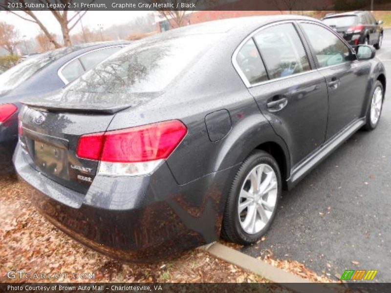 Graphite Gray Metallic / Black 2013 Subaru Legacy 2.5i Premium