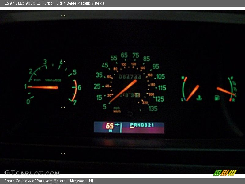 Citrin Beige Metallic / Beige 1997 Saab 9000 CS Turbo