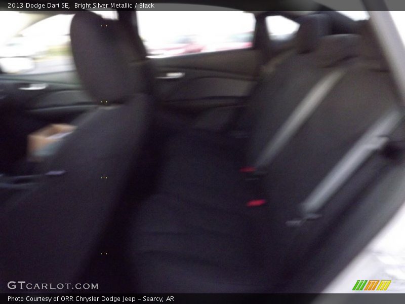 Bright Silver Metallic / Black 2013 Dodge Dart SE