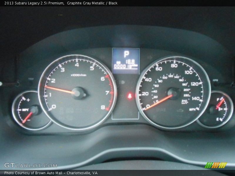 Graphite Gray Metallic / Black 2013 Subaru Legacy 2.5i Premium