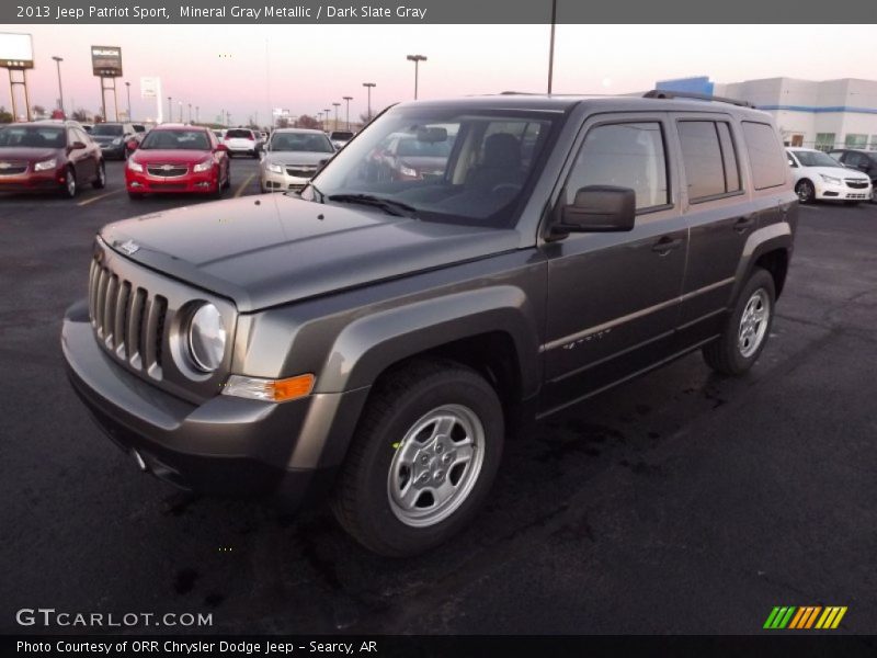 Mineral Gray Metallic / Dark Slate Gray 2013 Jeep Patriot Sport