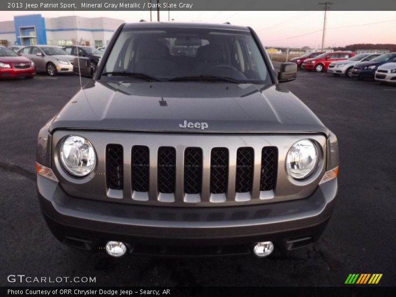 Mineral Gray Metallic / Dark Slate Gray 2013 Jeep Patriot Sport