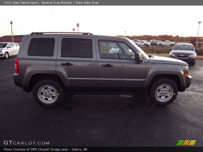 Mineral Gray Metallic / Dark Slate Gray 2013 Jeep Patriot Sport