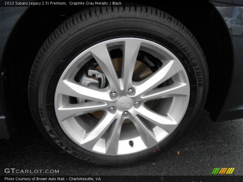 Graphite Gray Metallic / Black 2013 Subaru Legacy 2.5i Premium