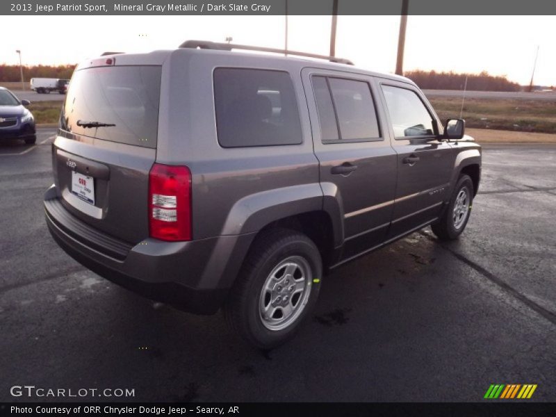Mineral Gray Metallic / Dark Slate Gray 2013 Jeep Patriot Sport