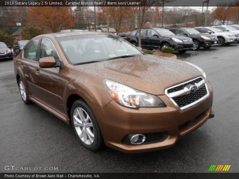 Caramel Bronze Pearl / Warm Ivory Leather 2013 Subaru Legacy 2.5i Limited