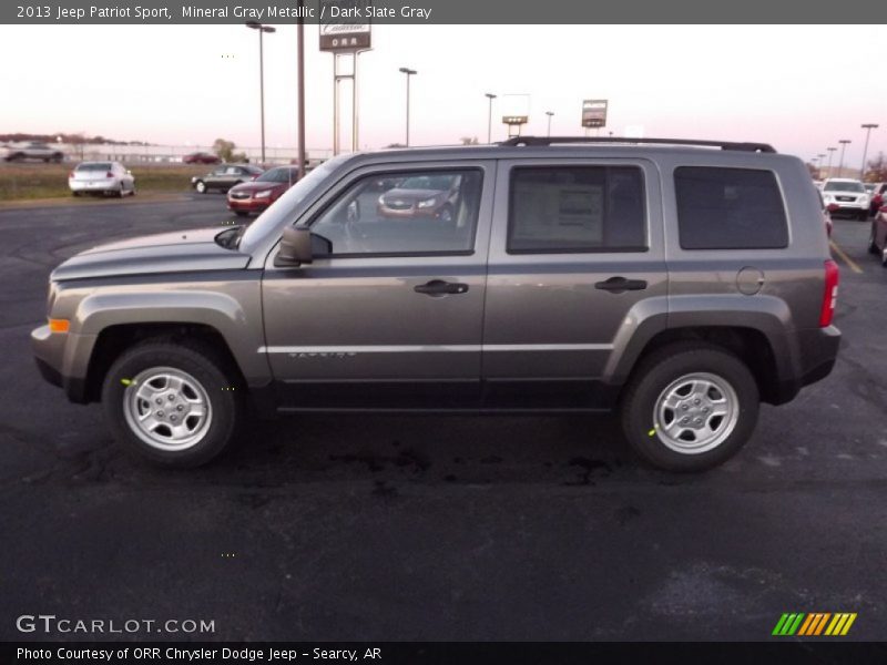Mineral Gray Metallic / Dark Slate Gray 2013 Jeep Patriot Sport