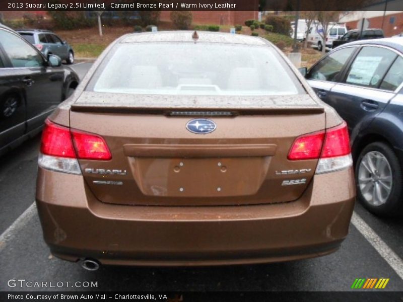 Caramel Bronze Pearl / Warm Ivory Leather 2013 Subaru Legacy 2.5i Limited