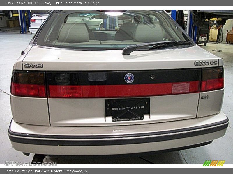 Citrin Beige Metallic / Beige 1997 Saab 9000 CS Turbo