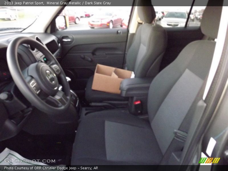Mineral Gray Metallic / Dark Slate Gray 2013 Jeep Patriot Sport