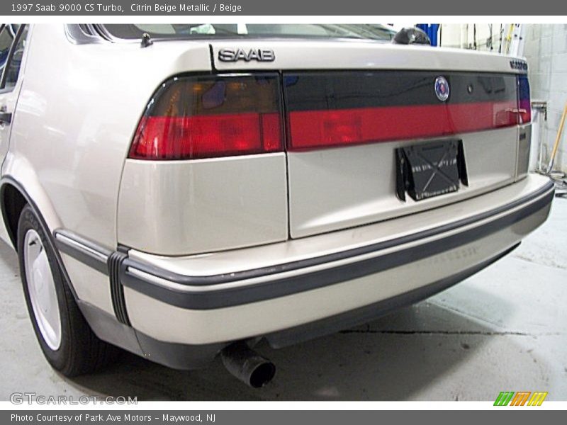 Citrin Beige Metallic / Beige 1997 Saab 9000 CS Turbo