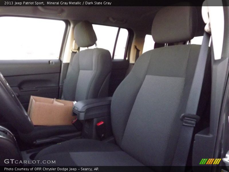 Mineral Gray Metallic / Dark Slate Gray 2013 Jeep Patriot Sport
